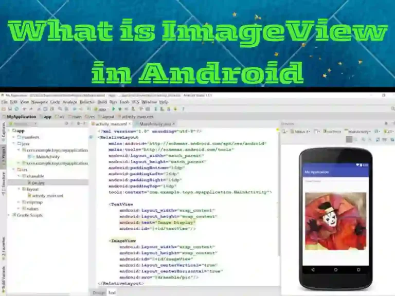 What is ImageView in Android Example code