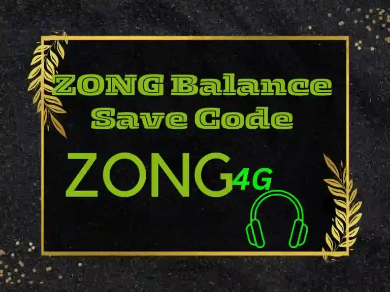 Zong Balance Saver Subscribe Code Charges Details